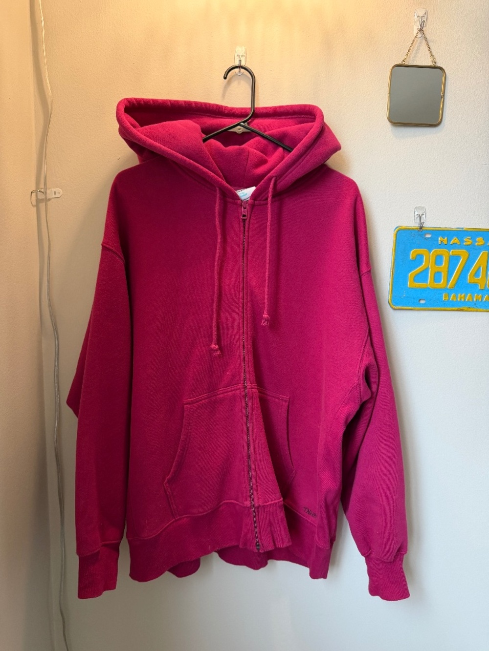 Aritzia TNA Sweatfleece Cozy Fleece Zip Up in Boyfriend Fit